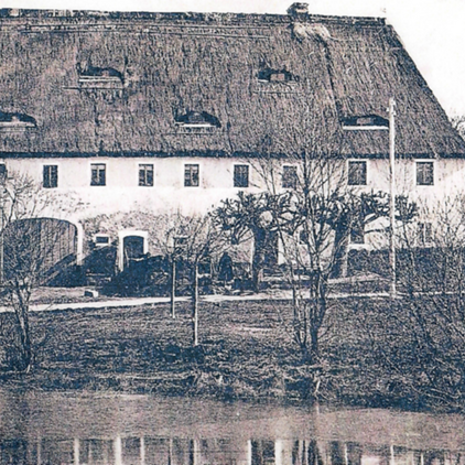 Wohnhaus des Ritterguts vor dem Dachumbau